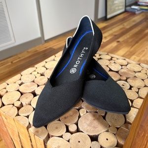 Rothy's Black Pointed Flats - Size 10 (may fit 9.5)